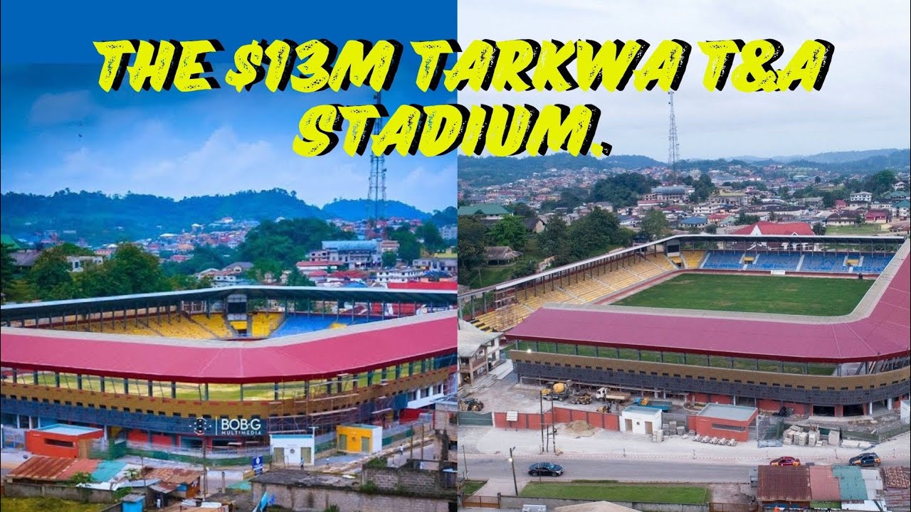 wow🔥⚽Tarkwa TNA stadium Tarkwa, 360 view from the Sky.