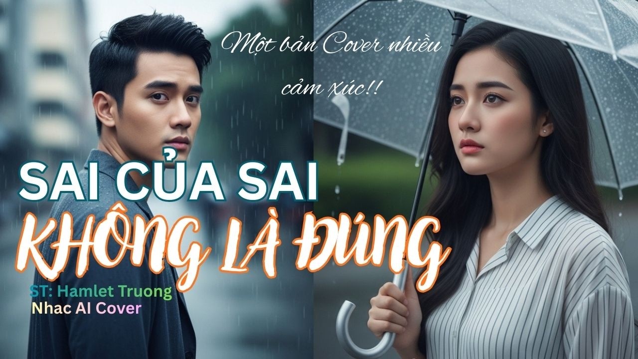 Quá cảm xúc!! Sai Của Sai Không Là Đúng | AI Cover Ballad Cảm Xúc | Hamlet Trương