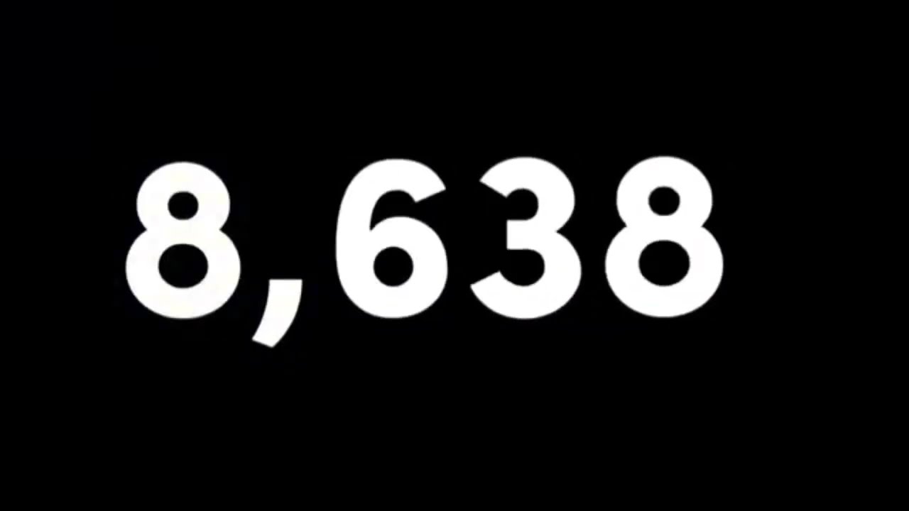 Numbers 0 to 1 Trigintillion With Sound Effects