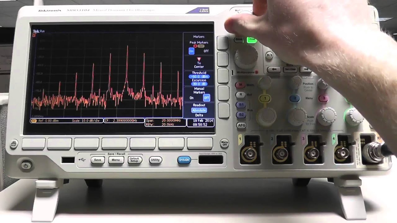 How do I use the spectrum analyzer function on the MDO3000?
