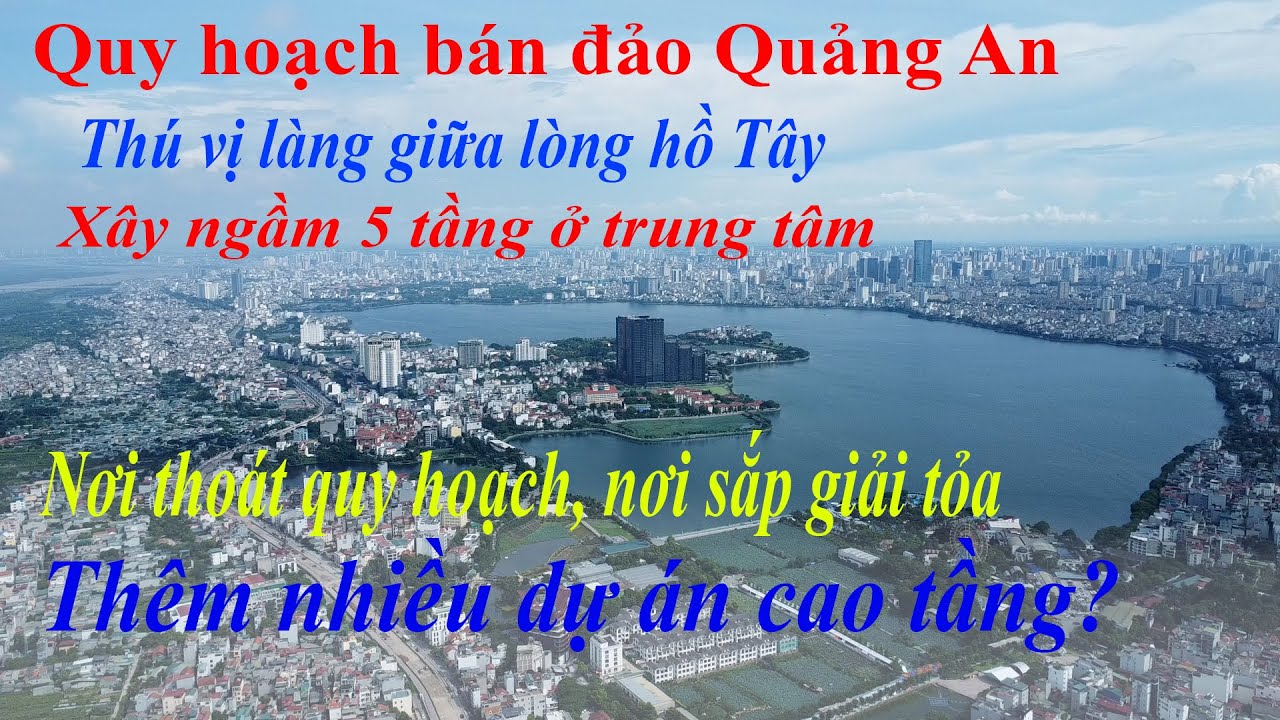 Quy hoạch bán đảo Quảng An: Những thông tin chưa từng tiết lộ