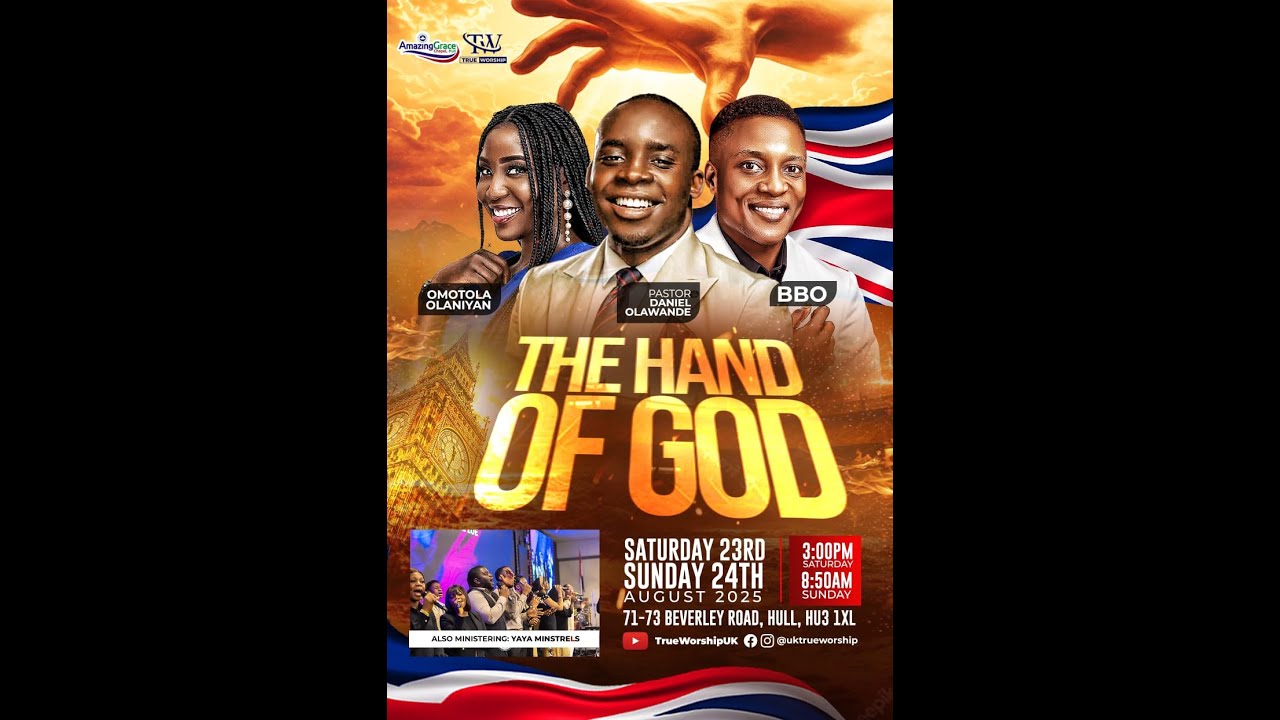 RCCG AMAZING GRACE CHAPEL, HULL || TRUE WORSHIP 4.0 DAY 1 ||THE HAND OF GOD (1KINGS 18:46)||23082025