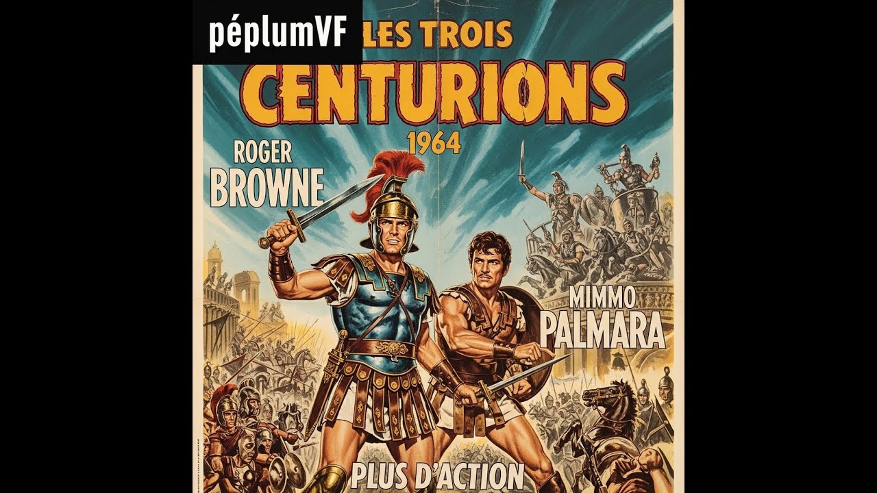Les Trois Centurions 1964 /p&eacute;plum/  VF , AVEC: Roger Browne ET Mimmo Palmara