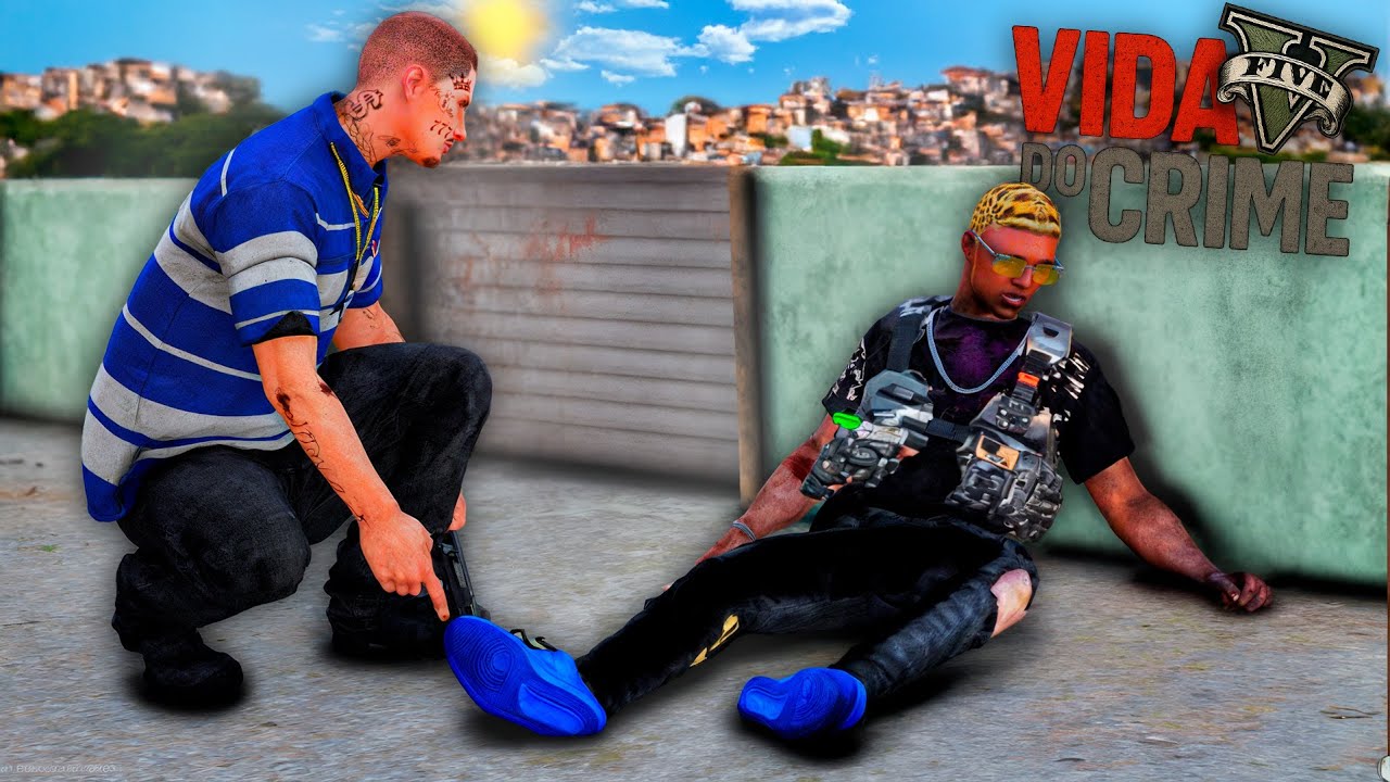 GTA V - VIDA DO CRIME | ELE TENTOU ME MATAR DENTRO DA FAVELA. - #91