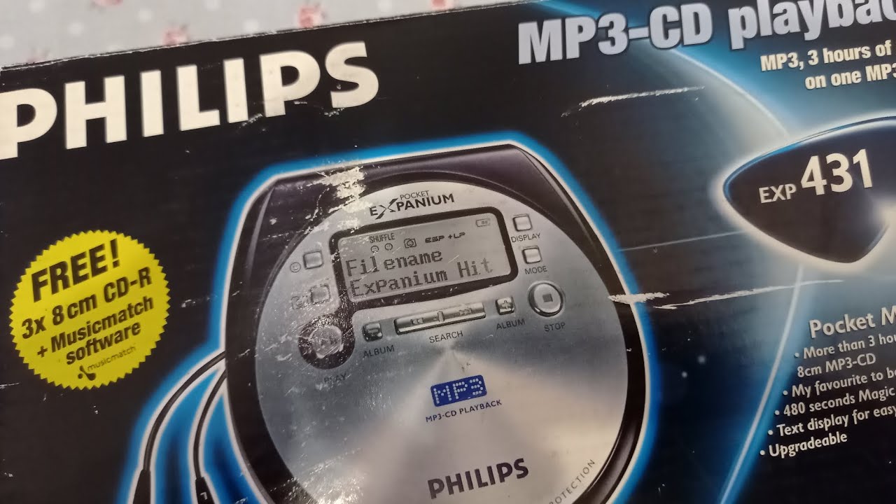 Philips EXP431 mini-cd player