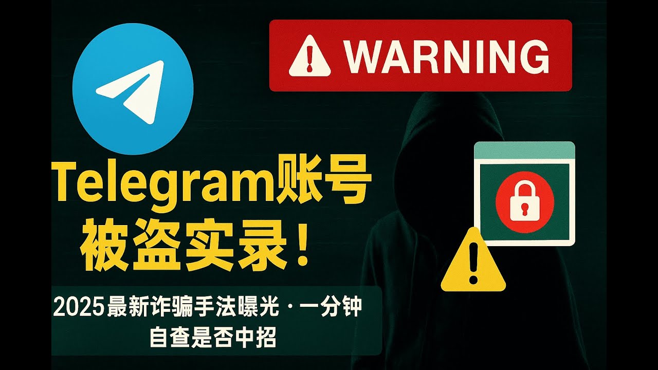 【2025最新版】最隐蔽的Telegram盗号骗局曝光！一分钟教你防止账号被盗！|Telegram How Hackers Steal Your Account |lnvisible Man