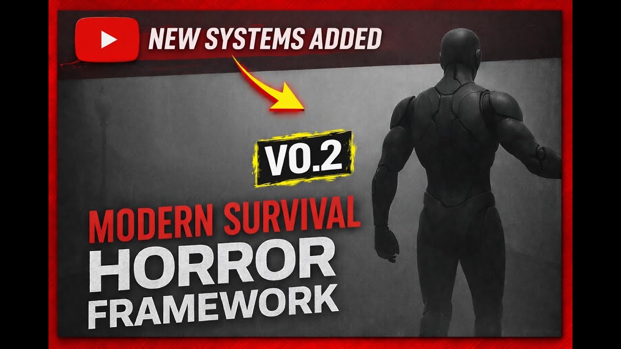 Modern Survival Horror Framework v0.2 — Update Showcase (UE5)