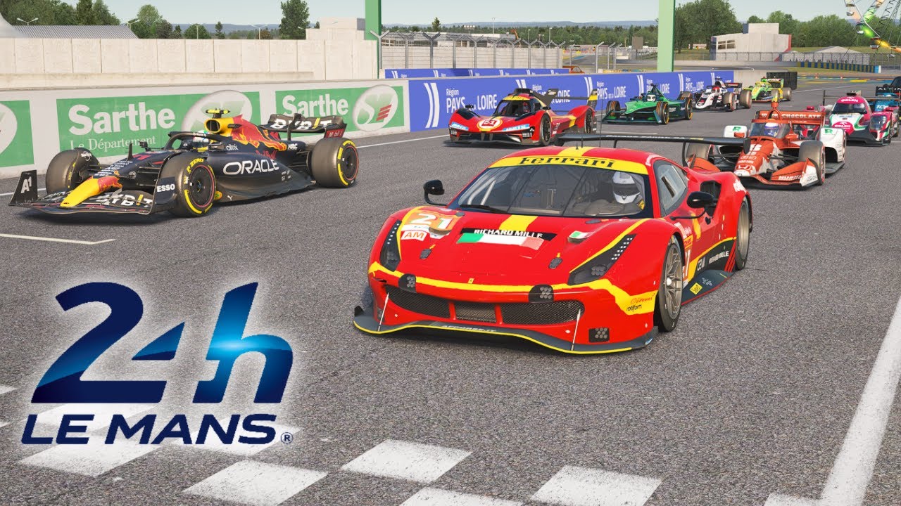 WEC vs F1 vs INDYCAR vs F2 vs F3 vs FORMULA E vs SUPER FORMULA at 24 HOURS OF LE MANS