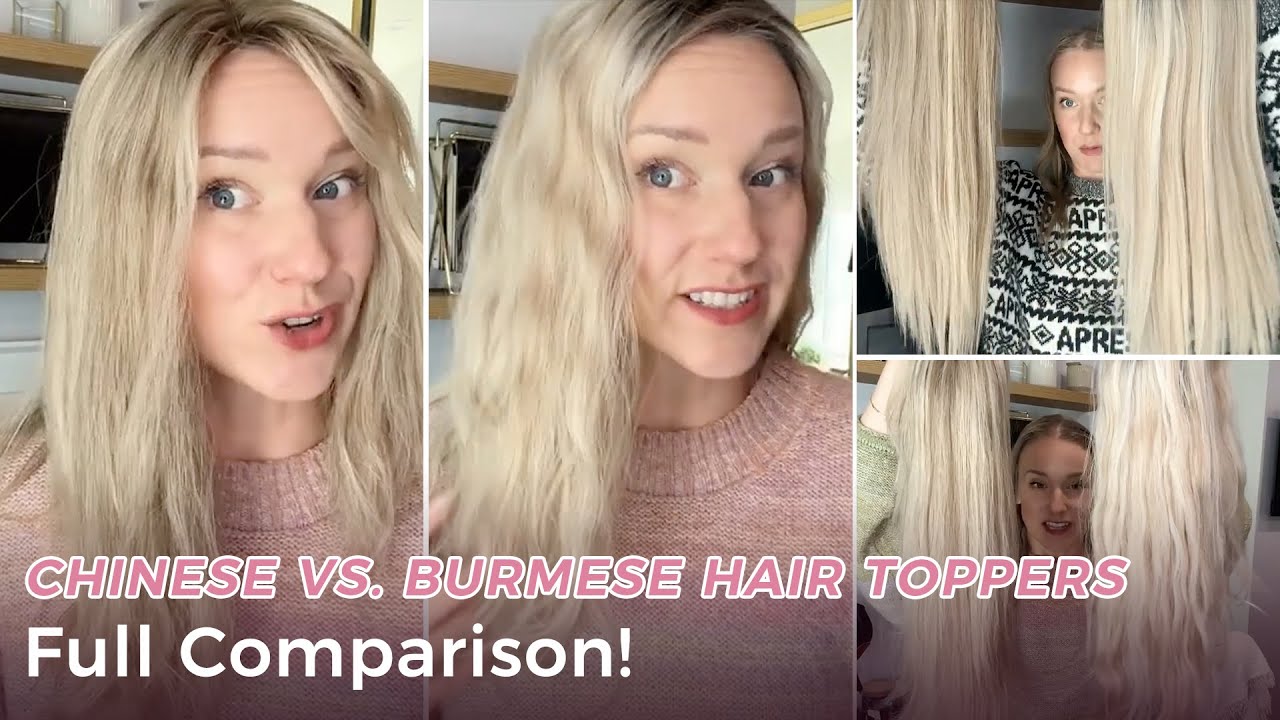 Китайские и бирманские накладные волосы: полное сравнение! | UniWigs Upgrade Courtney
