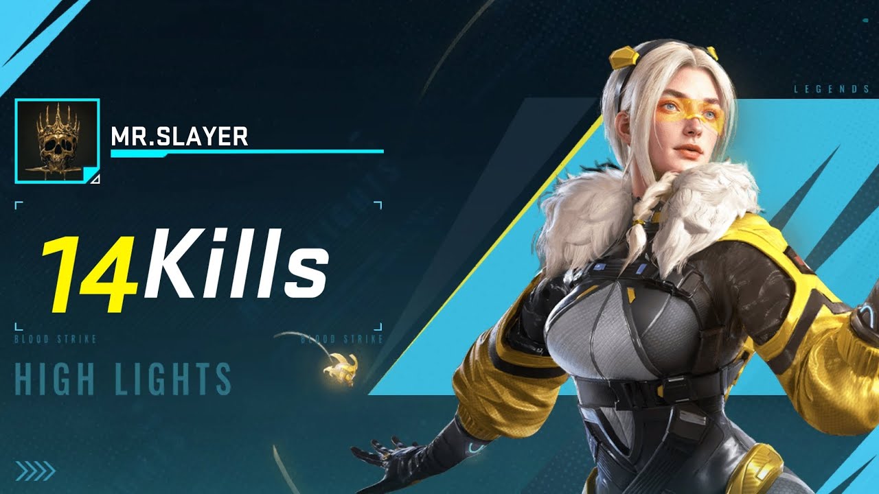 Blood strike | grinding to legend in squad fight with 14 kill