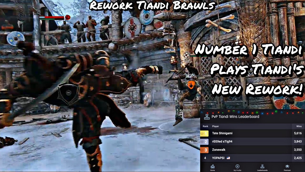 #1 Tiandi Plays Tiandi's New Rework! (Rework Tiandi Brawls) | For Honor