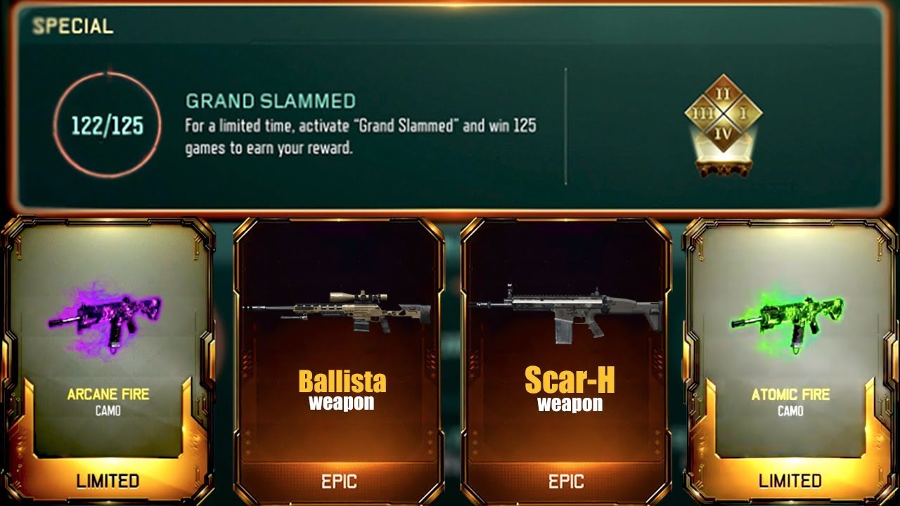 7 DLC WEAPONS in 1 GRAND SLAM BRIBE... but wait? (OMG!)