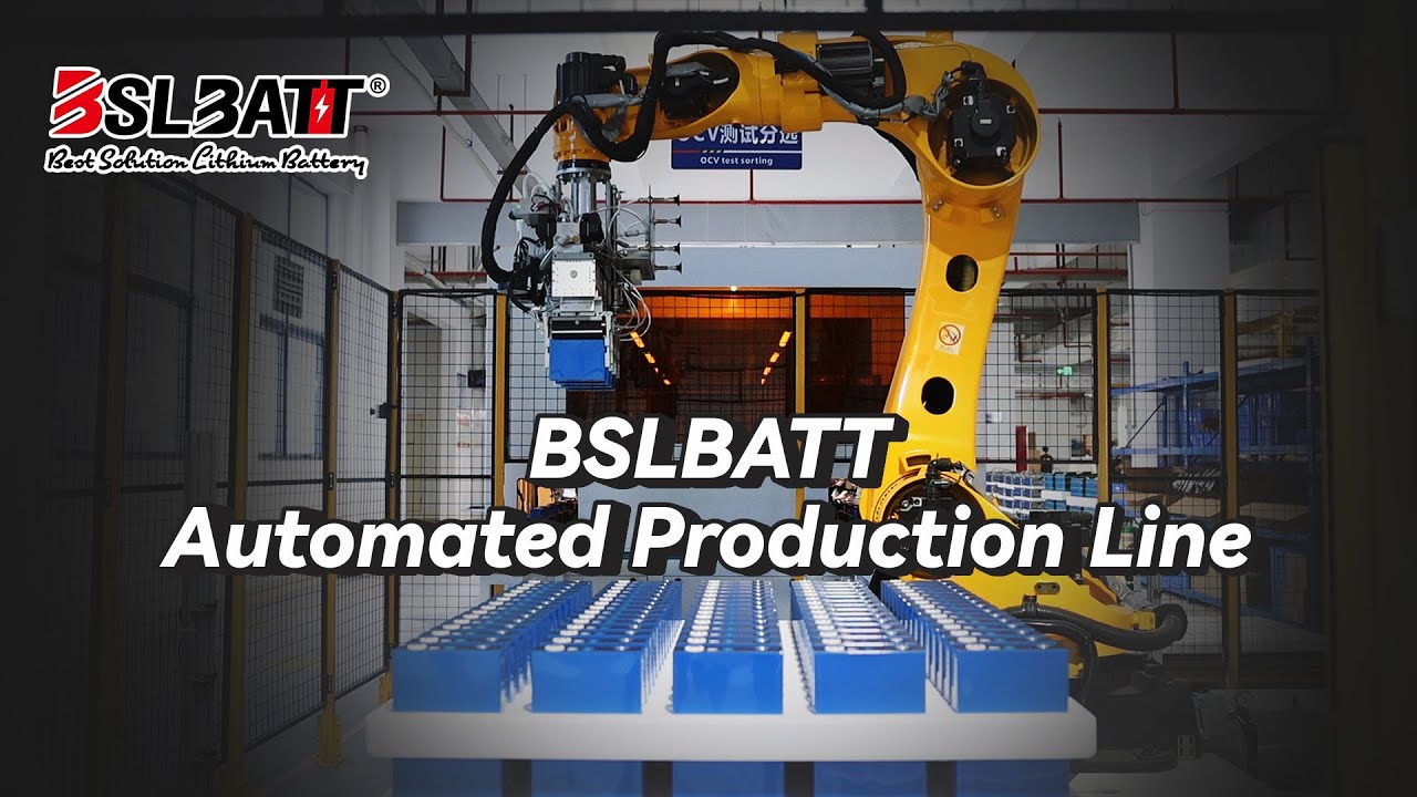BSLBATT lithium iron phosphate square module and battery pack PACK automatic assembly line