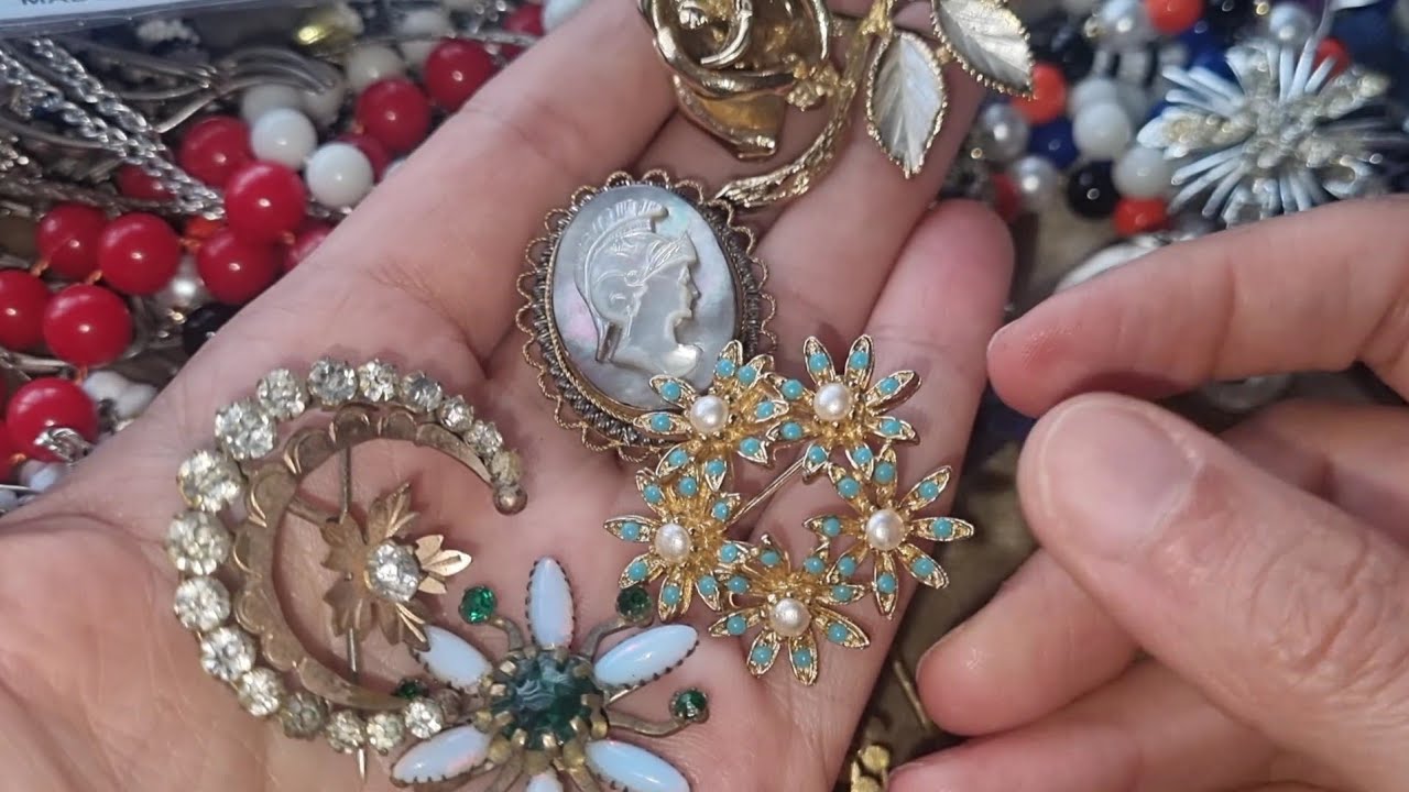 57. Auction lot haul p. II. #jewelry #vintagejewellery #antiqueaccessories