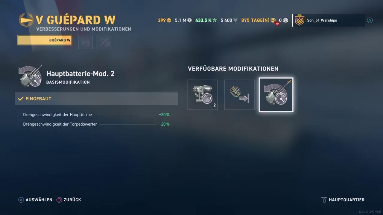 World of Warships Legends, Replay, Schiffe, Selten Son_of_Warships_Legends/Weekly_Quest's