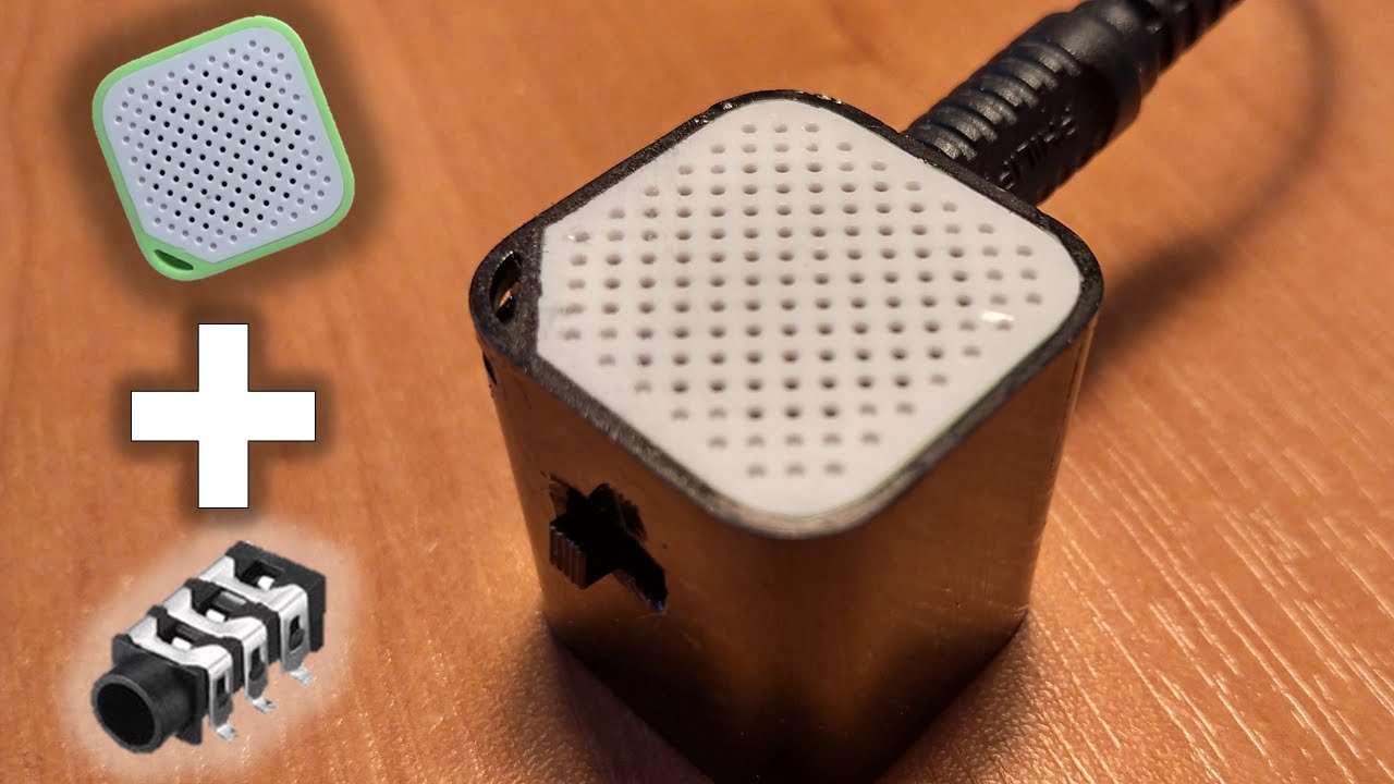 Adding headphone output to bluetooth speaker - botched casing mod