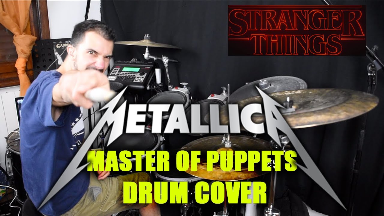 MASTER OF PUPPETS | METALLICA | STRANGER THINGS VERSION | DRUM COVER BY CHRISTIAN BRUNI DRUMMER