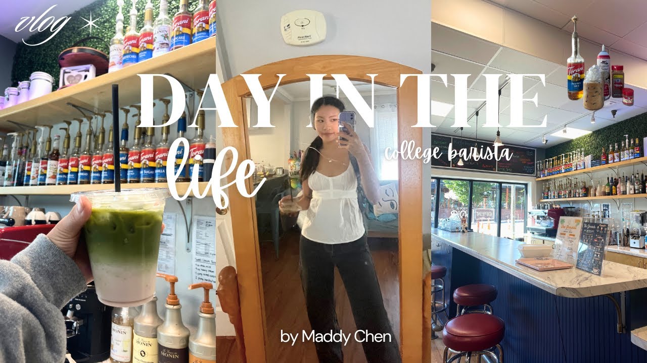 Day in the life: ‧𓍢ִ໋☕ ׂ College Barista