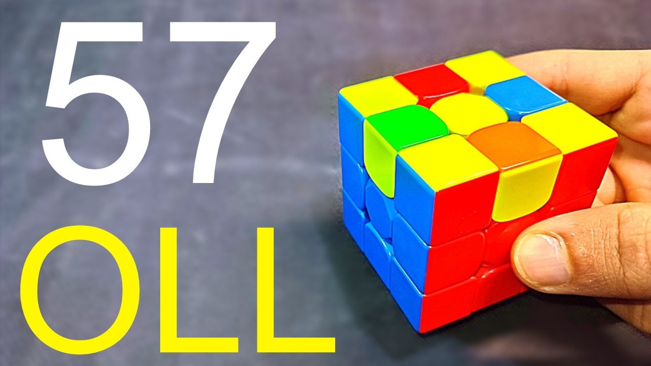 تعليم خوارزميات ال OLL للمحترفين( جميع الخوارزميات الاساسية57)
