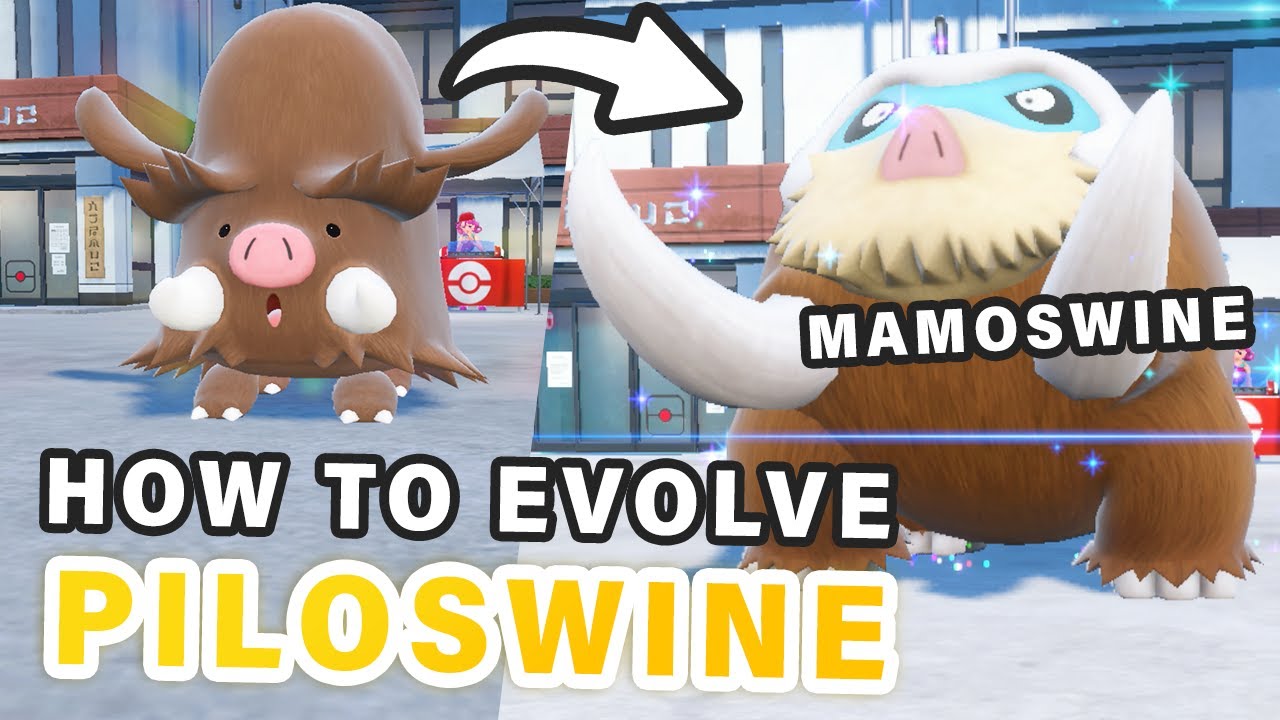 How to Evolve Piloswine into Mamoswine ► Pokemon Scarlet & Violet