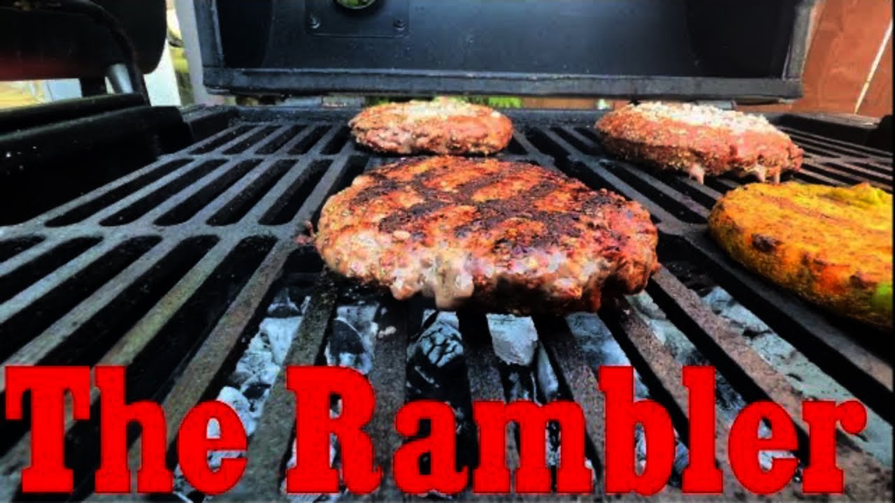 Oklahoma Joe’s Rambler - Hamburgers | Kingsford No Salt Rub | Chef’s Temp X10