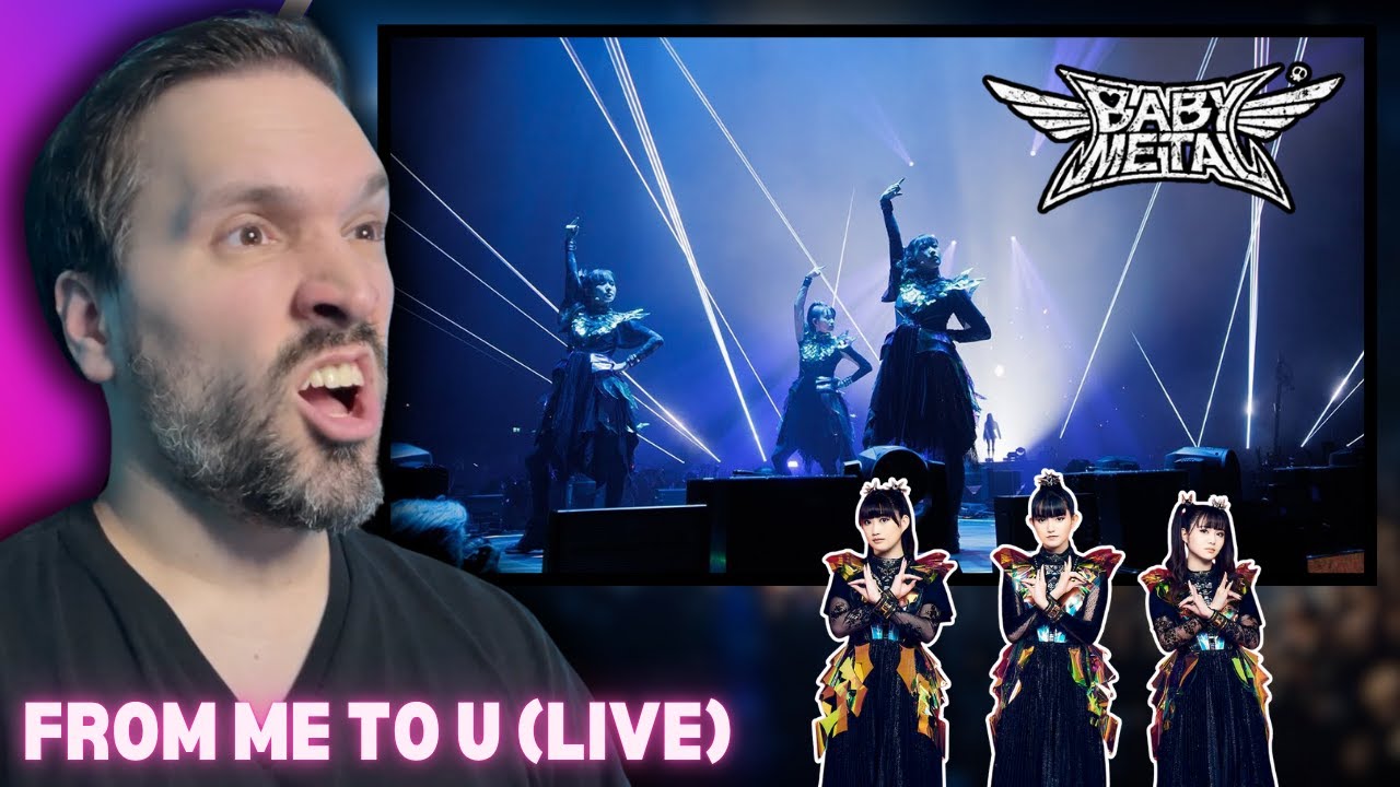FIRST TIME Reacting To BABYMETAL - from me to u (feat. Poppy) (LIVE FROM THE O2)