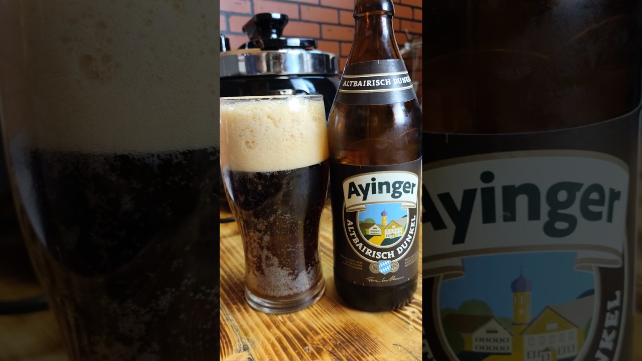 Вкусное тёмное пиво из Германии Ayinger Altbairisch Dunkel