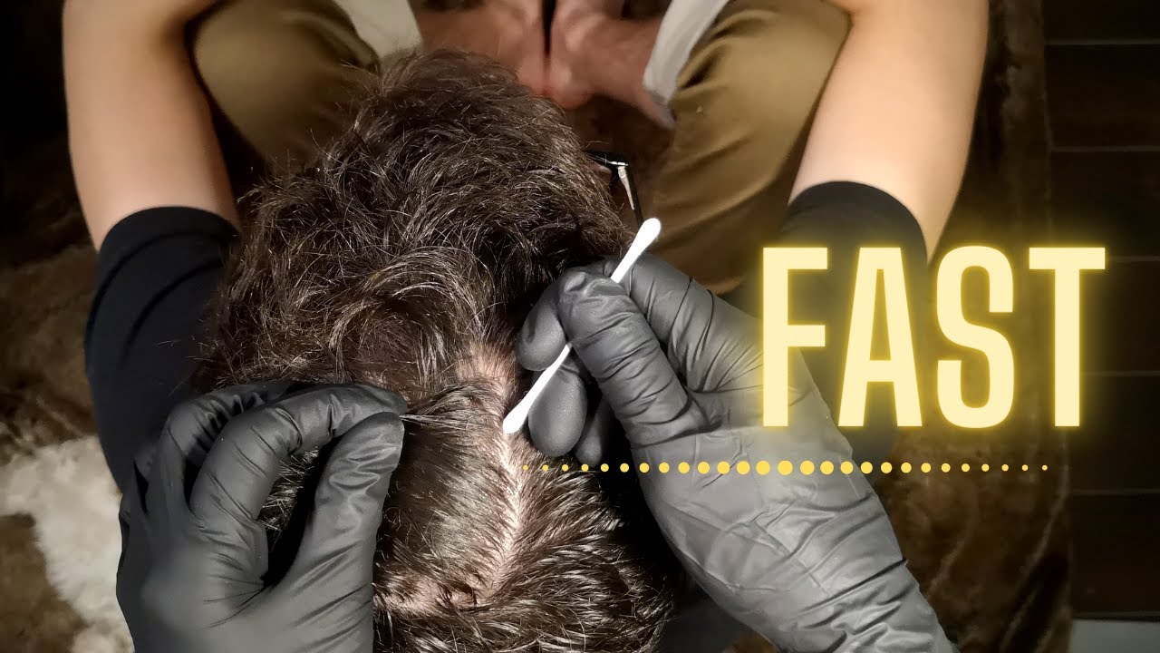 Fast ASMR The fastest Scalp Check and Lice Check ever!