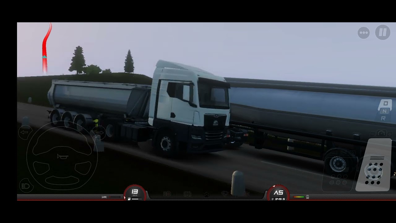 TOE 3 Semi Truck Transporting a Diesel Delivery From The Zurich Part 1 