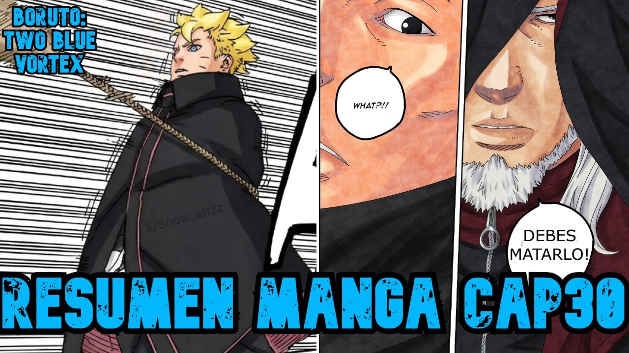 KASHIN PIERDE LA CABEZA!!❌MAXIMA TENSION EN KONOHA!❌BORUTO TWO BLUE VORTEX CAPITULO 30