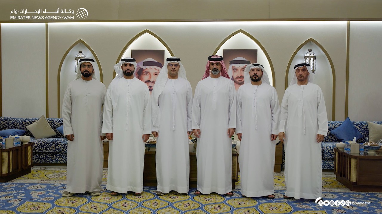 عمار بن حميد يستقبل وفد 