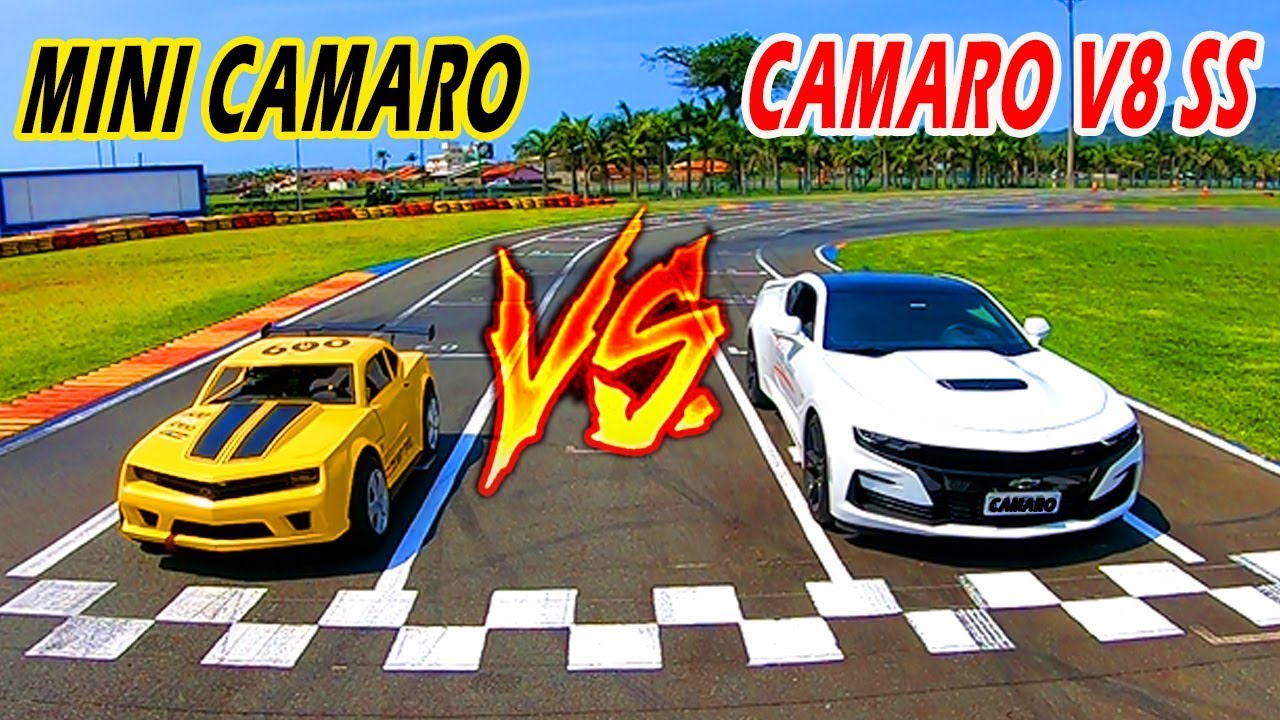 MINI CAMARO vs CAMARO V8  470HP