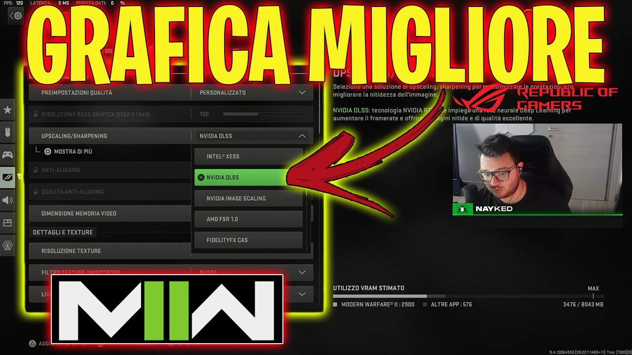 ECCO LE IMPOSTAZIONI GRAFICHE PS5 e PC MIGLIORI SU MW2!