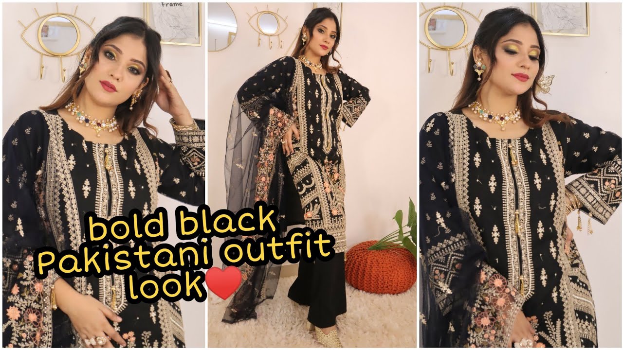 Pakistani makeup with outfit || makeup & skincare.