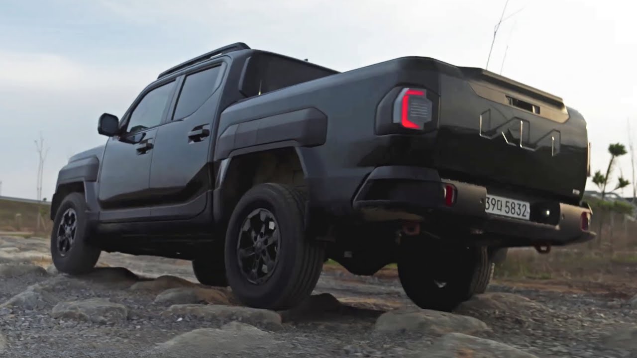 New Kia TASMAN Pickup - OFF-ROAD Demonstration & Technology