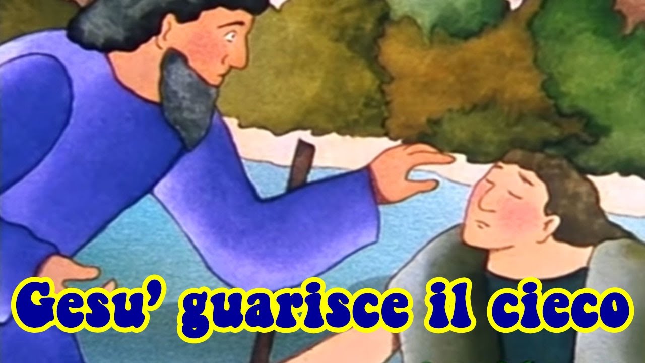 Gesù guarisce il cieco - Bibbia per bambini