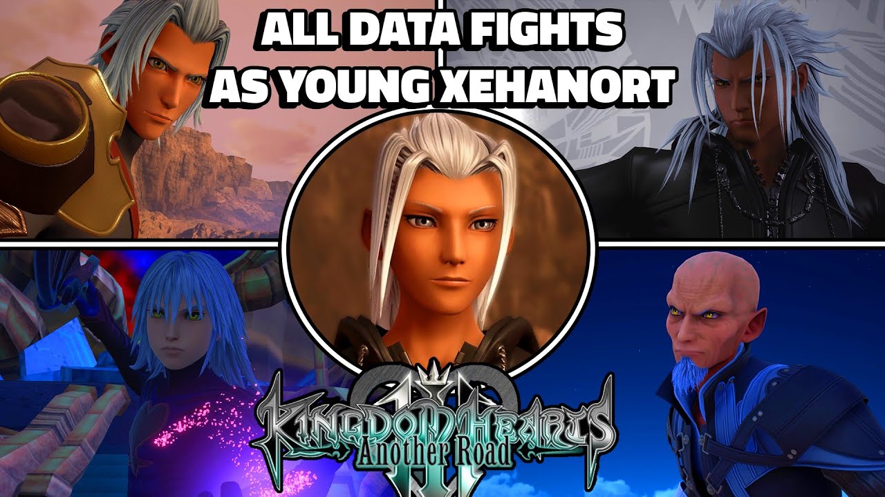 [KH3 Mods] Young Xehanort VS All KH3 Data Boss Fights (Critical Mode)