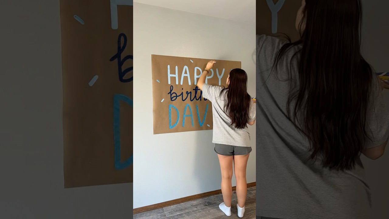 Made this for my dad&rsquo;s birthday last month! #bannerpainting #banner #birthdaybanner #birthday