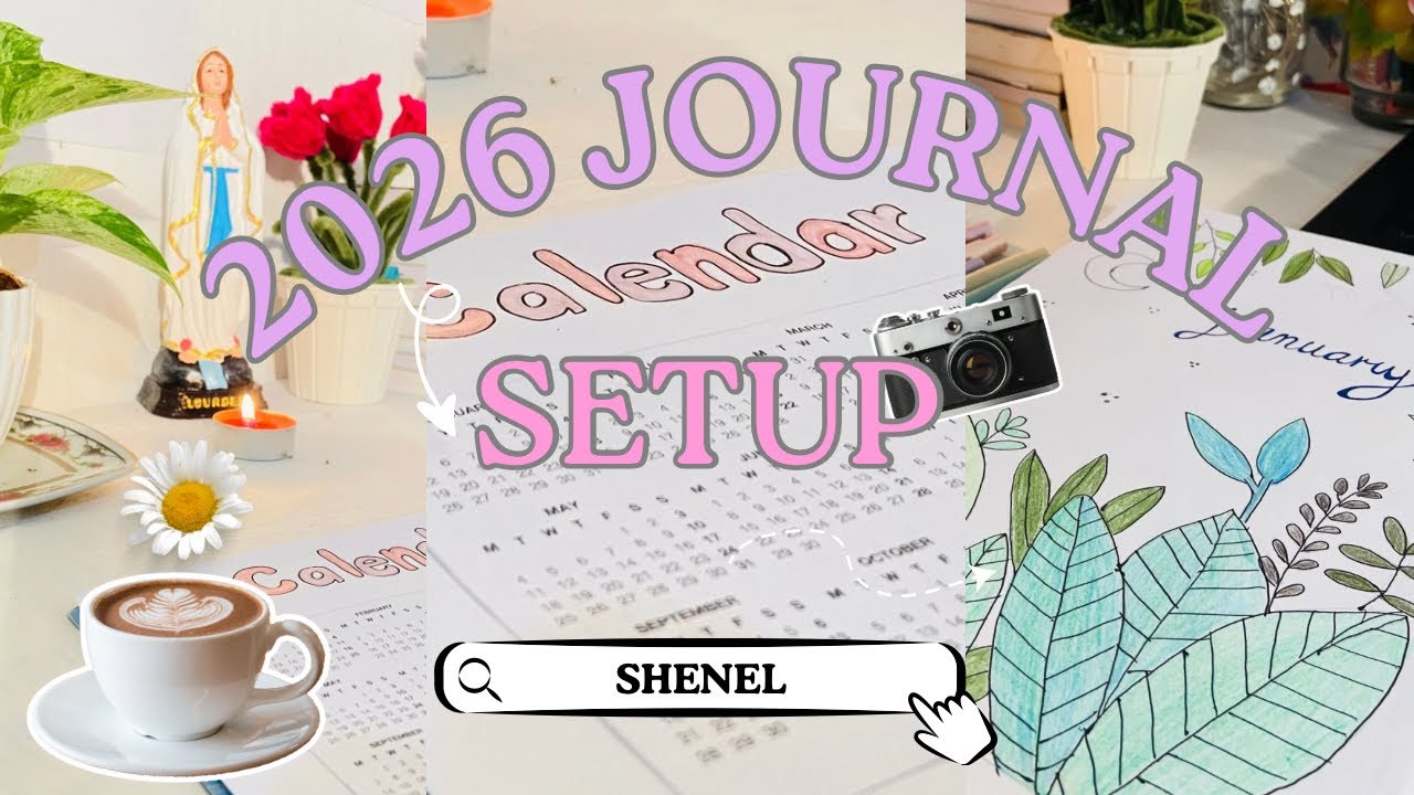💐2026 අලුත් අවුරුදු journal එක මේ විදිහට හදමු🥺🌸🌷2026 Journal setup idea 