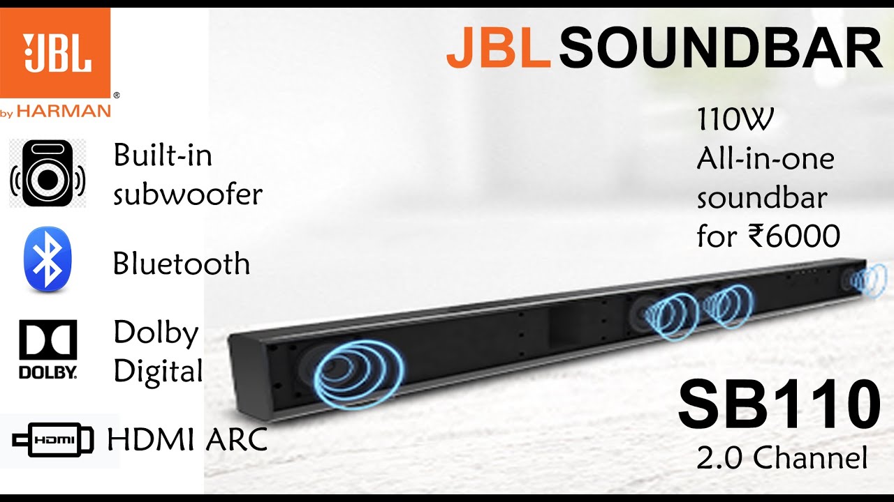 JBL CINEMA SB110 Unboxing