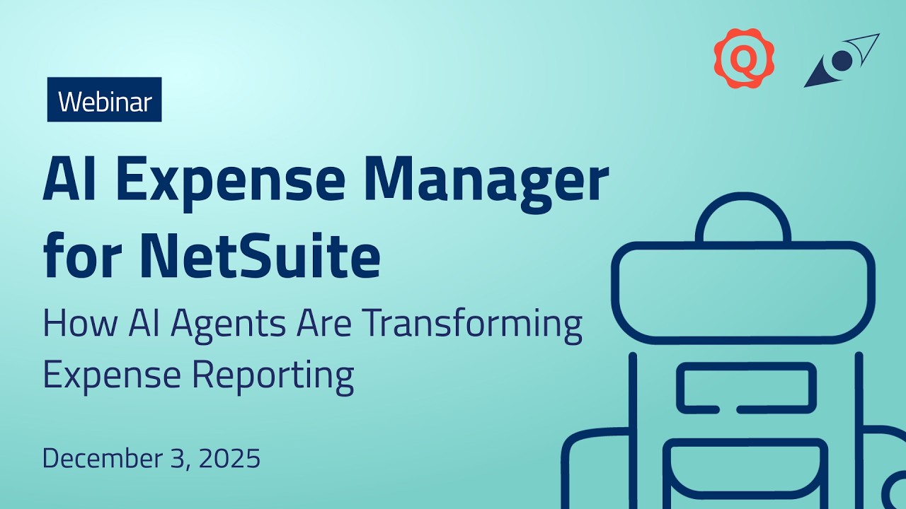 Вебинар «AI Expense Manager для NetSuite»