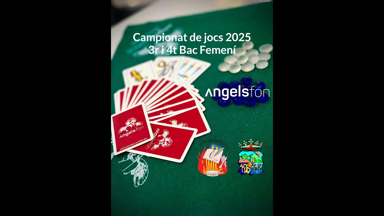 Campionats de jocs 2025 - 3r i 4t Bac Femení  - Falla Roís de Corella - Falla Passeig Lluís Belda