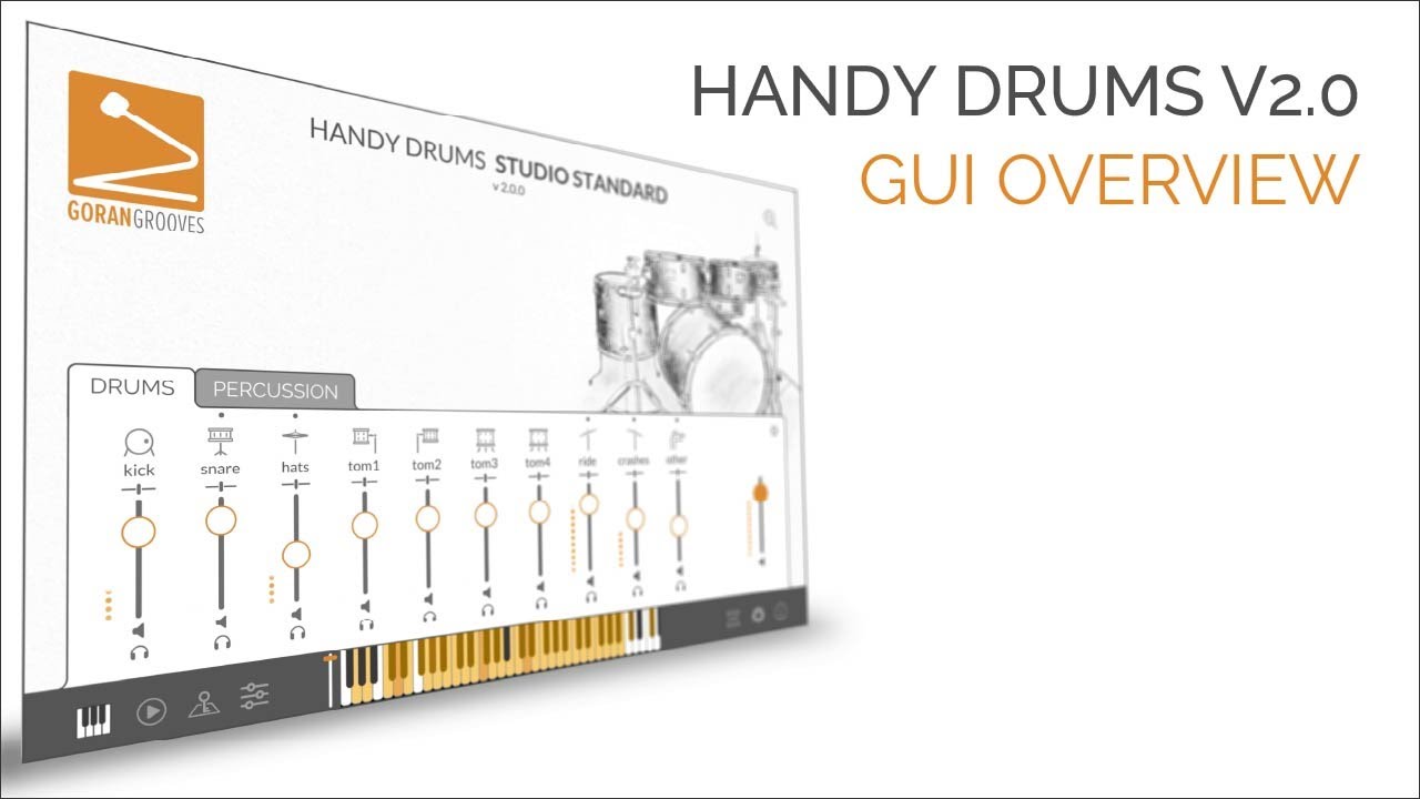 Handy Drums v2.0: GUI Overview