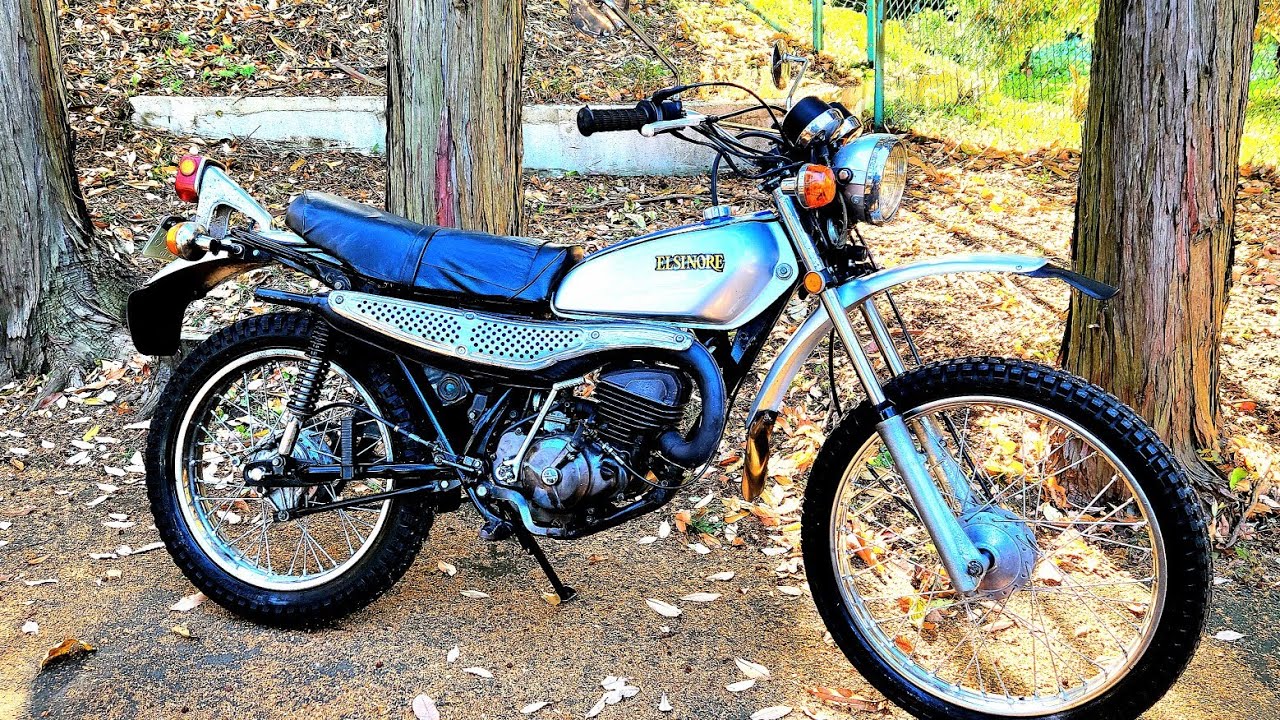 こちら原チャリです。HONDAの2ストオフロード。エルシノア。