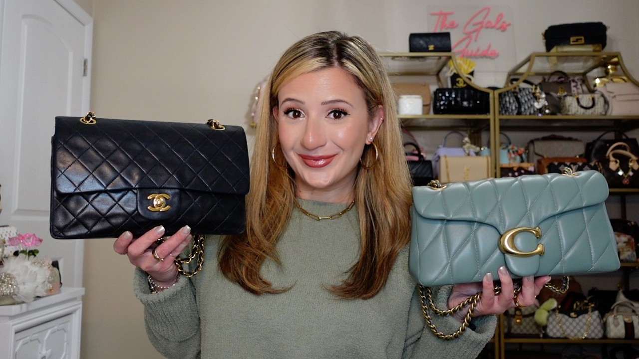 Сравнение сумок Chanel Classic Flap и Coach Quilted Tabby 26! (Какая сумка лучше?!) ✨