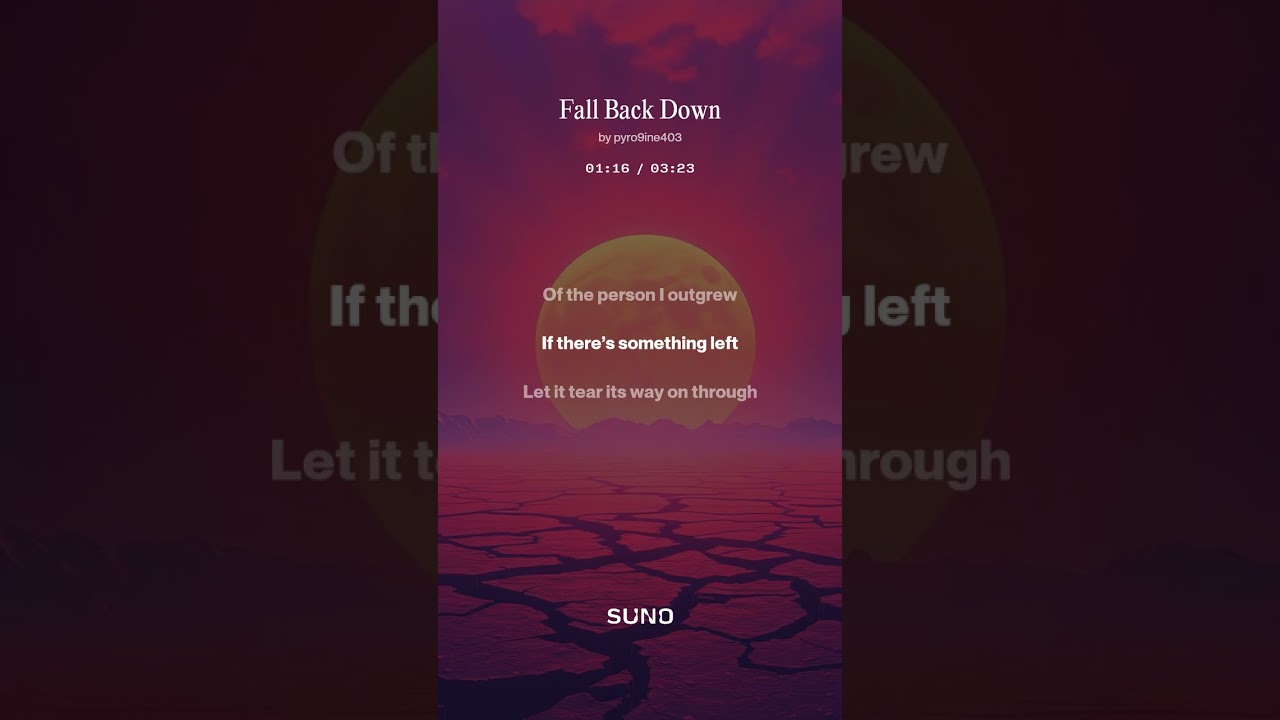 Fall Back Down  /  rock, post-grunge
