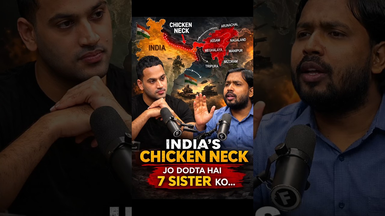 Khan Sir's Masterplan for India's Borders! 🤯🔥 | India's chicken neck | #rajshamani #khansir #viral
