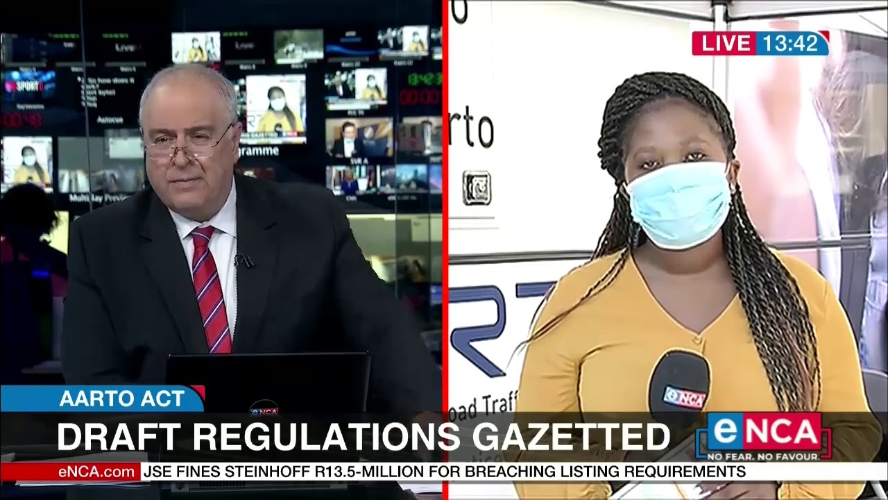 Draft regulations gazetted | AARTO ACT