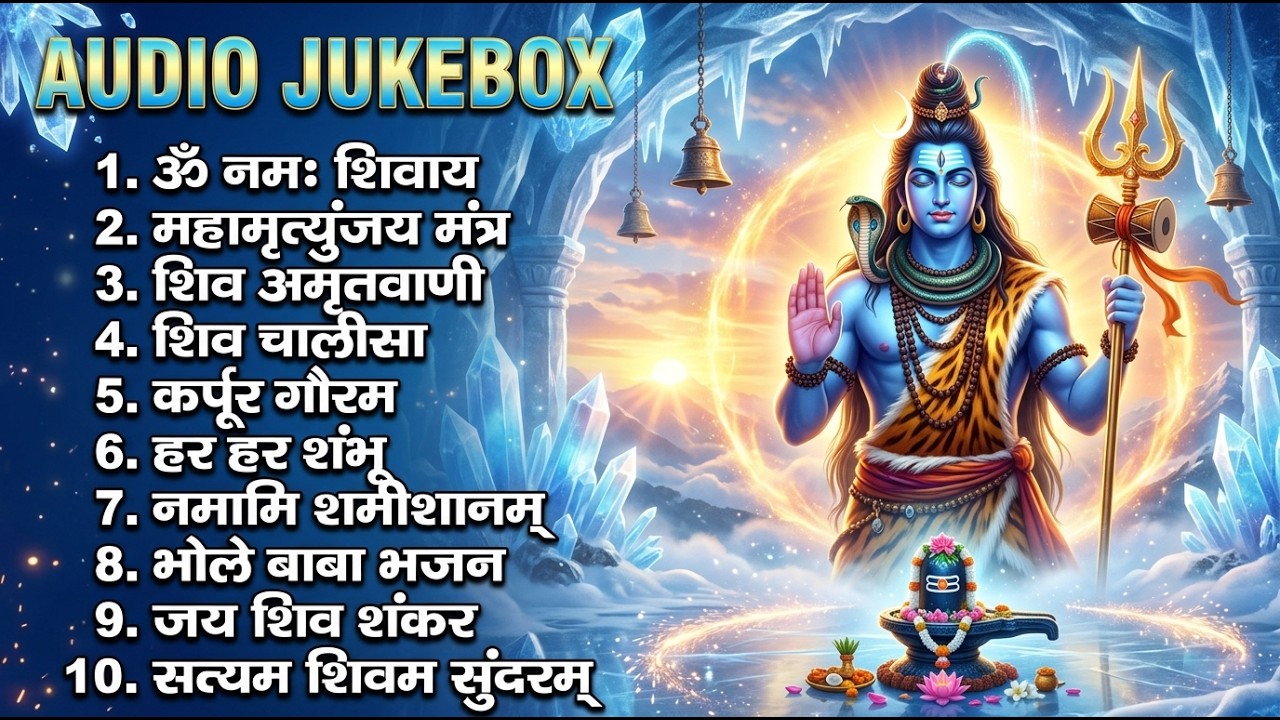स्पेशल शिव भजन | ॐ नम: शिवाय, कर्पुर गौरम करुणावतारम, आशुतोष शशांक शेखर, शिव अमृतवाणी व शिव चालीसा