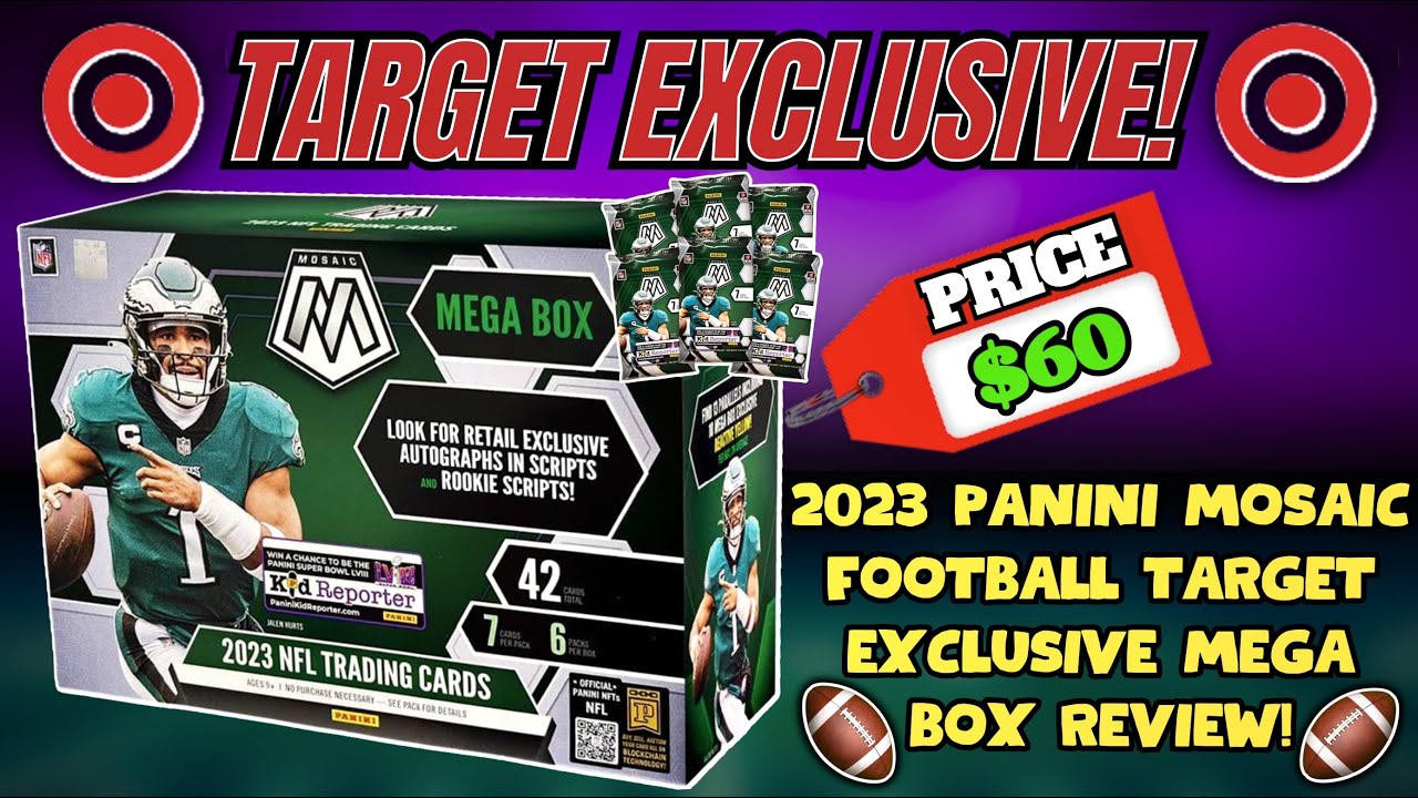 *2023 MOSAIC FOOTBALL TARGET EXCLUSIVE MEGA BOX REVIEW!🏈 ARE THESE BOXES WORTH $60..?😳
